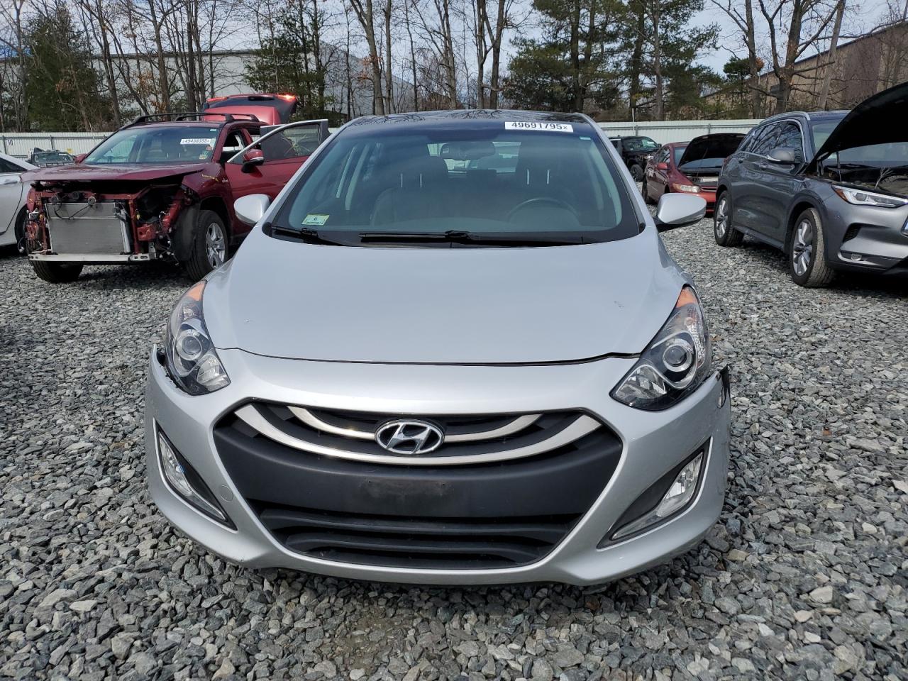 2013 Hyundai Elantra VIN KMHD35LE1DU153526 Copart auction photo, front end / side damage thumbnail 5