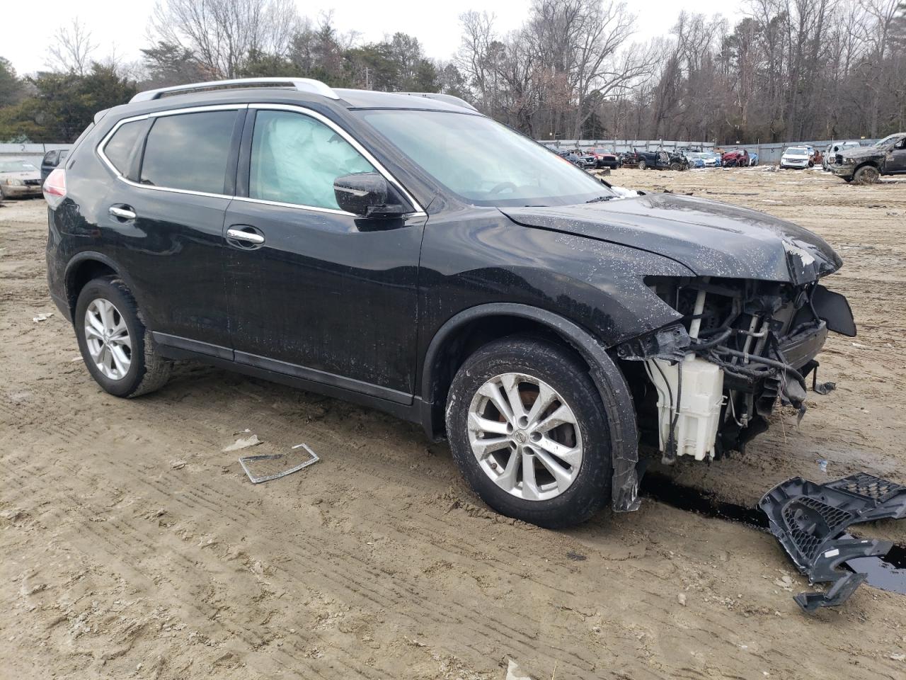 2015 Nissan Rogue VIN 5N1AT2MV9FC819461 Copart auction photo, all over damage thumbnail 4