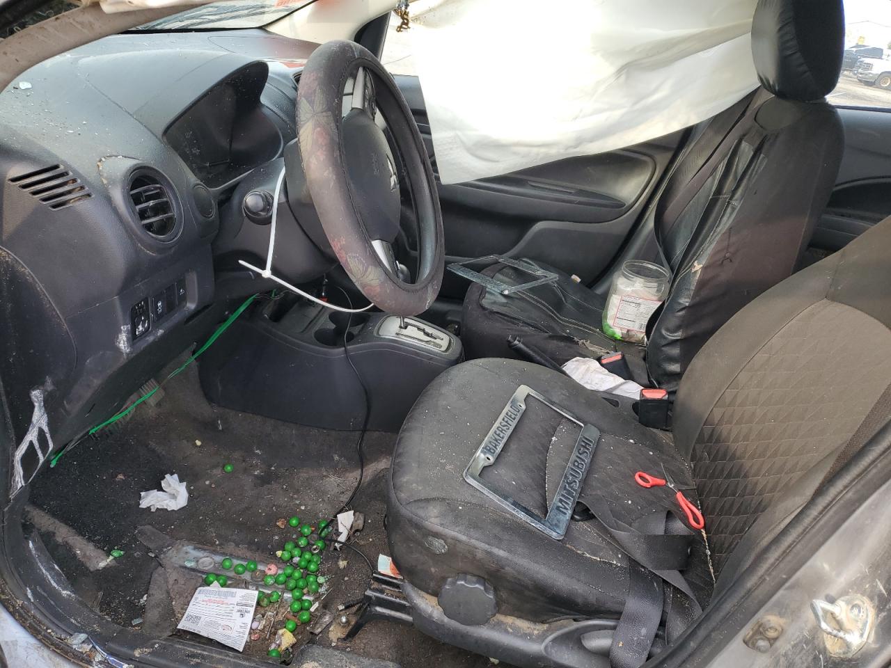 2022 Mitsubishi Mirage VIN ML32AUHJXNH002750 Copart auction photo, all over damage thumbnail 7