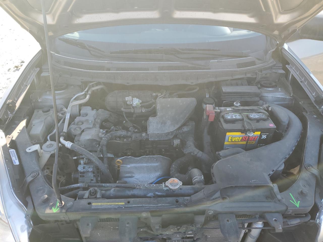 2013 Nissan Rogue VIN JN8AS5MT5DW519780 Copart auction photo, front end damage thumbnail 12