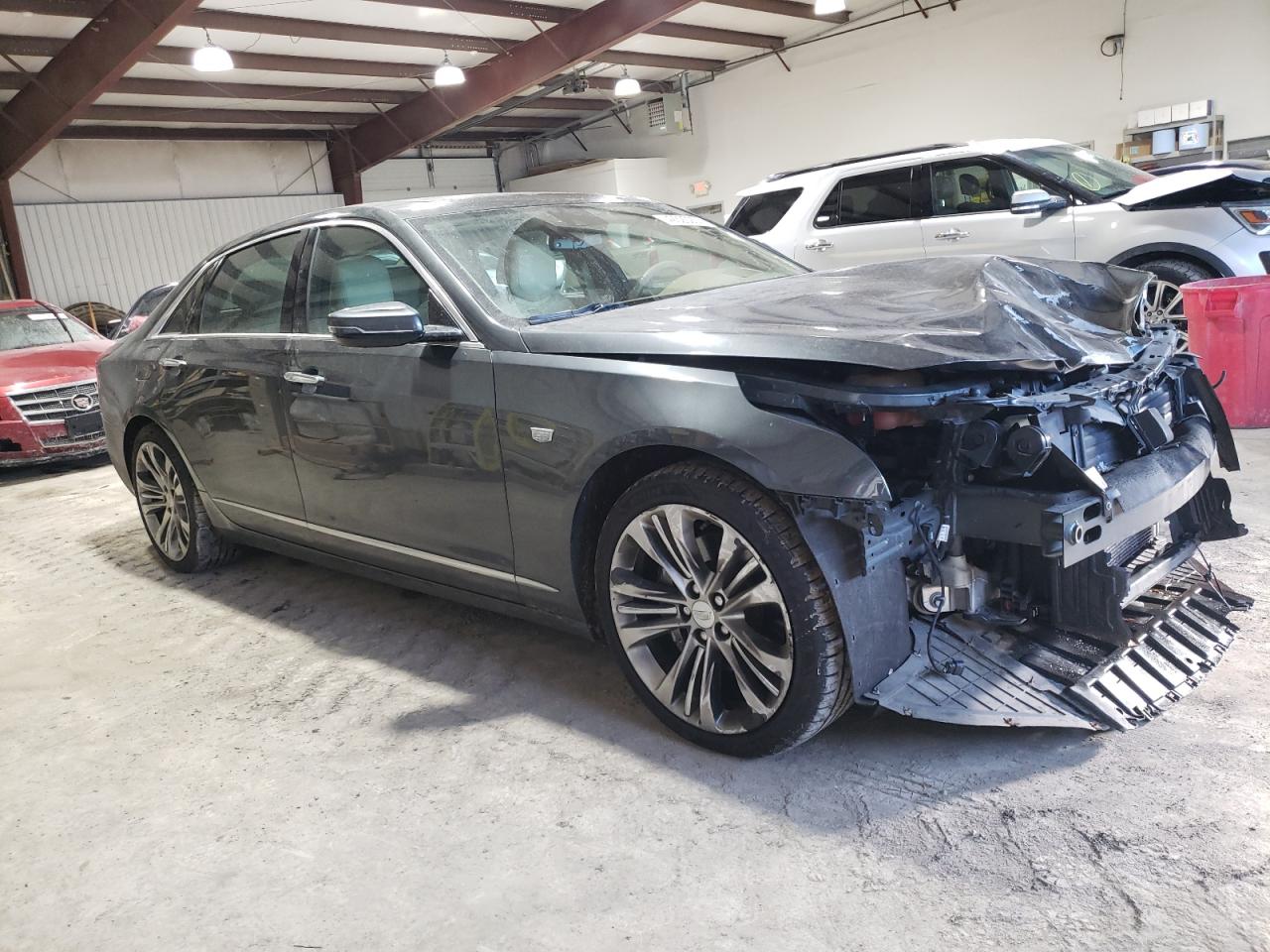 2017 Cadillac CT6 VIN 1G6KN5R67HU183399 Copart auction photo, front end / rear end damage thumbnail 4