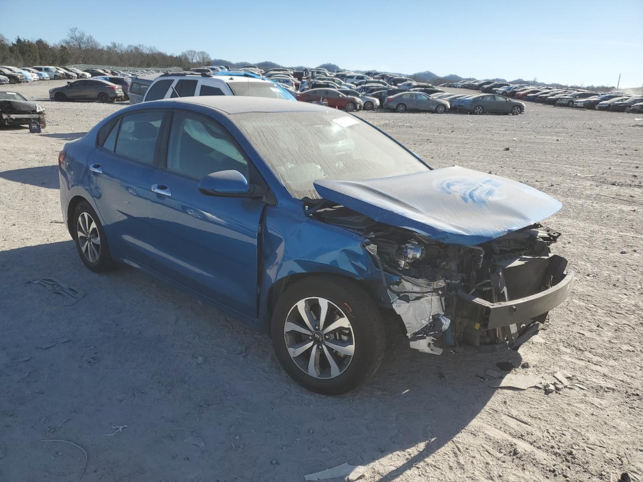 2021 KIA Rio VIN 3KPA24AD0ME397634 Copart auction photo, front end damage thumbnail 4