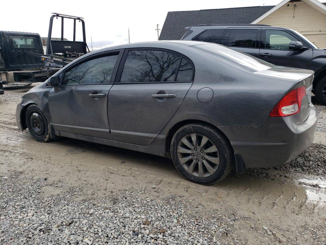 2009 Honda Civic VIN 19XFA16979E003582 Copart auction photo, front end / side damage thumbnail 2