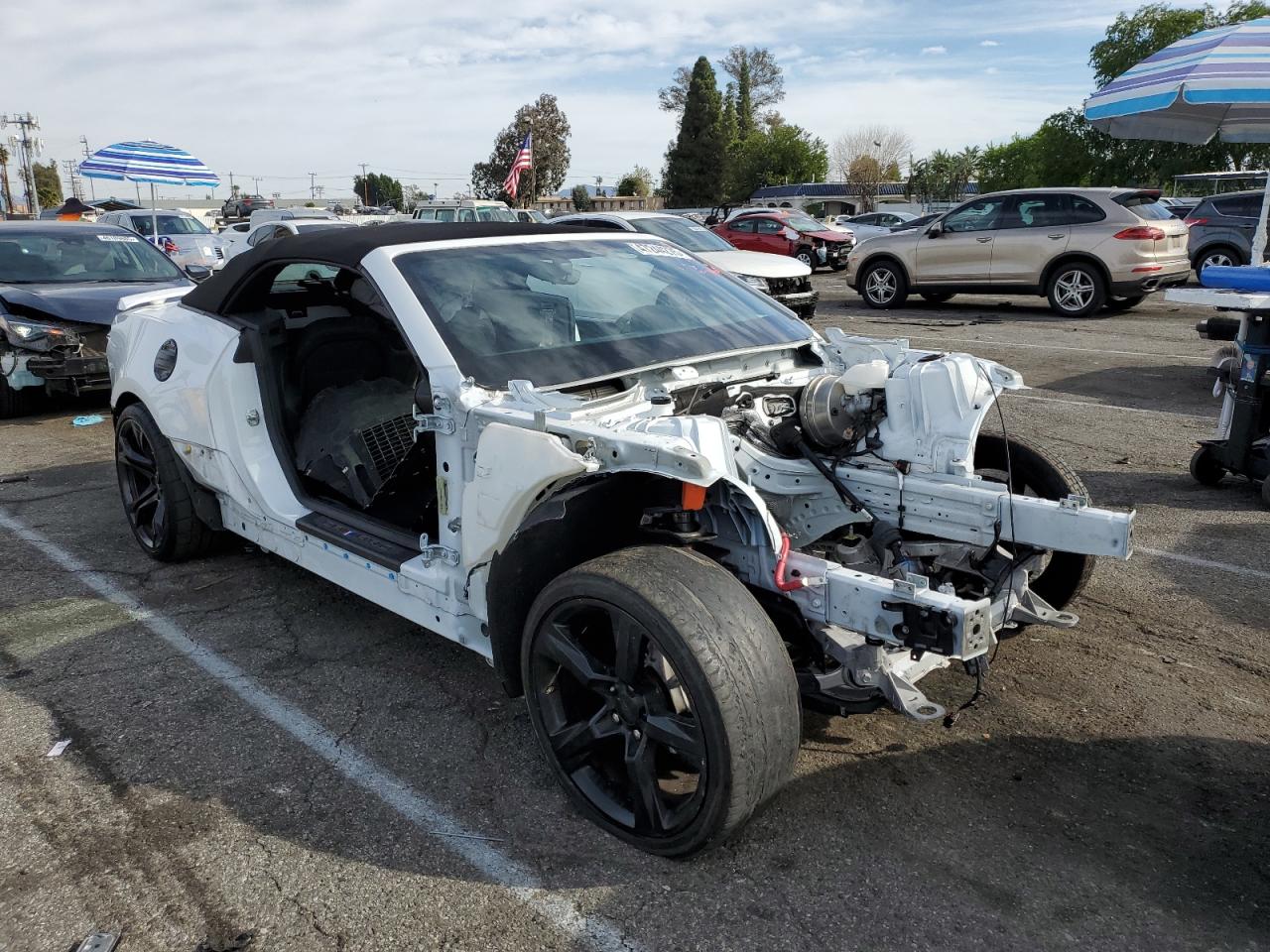 2022 Chevrolet Camaro VIN 1G1FK3D65N0127993 Copart auction photo, vandalism damage thumbnail 4