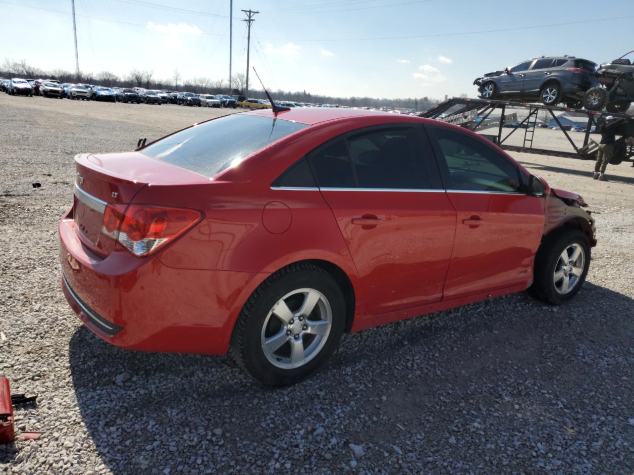 2012 Chevrolet Cruze VIN 1G1PF5SC9C7375827 Copart auction photo, front end / side damage thumbnail 3