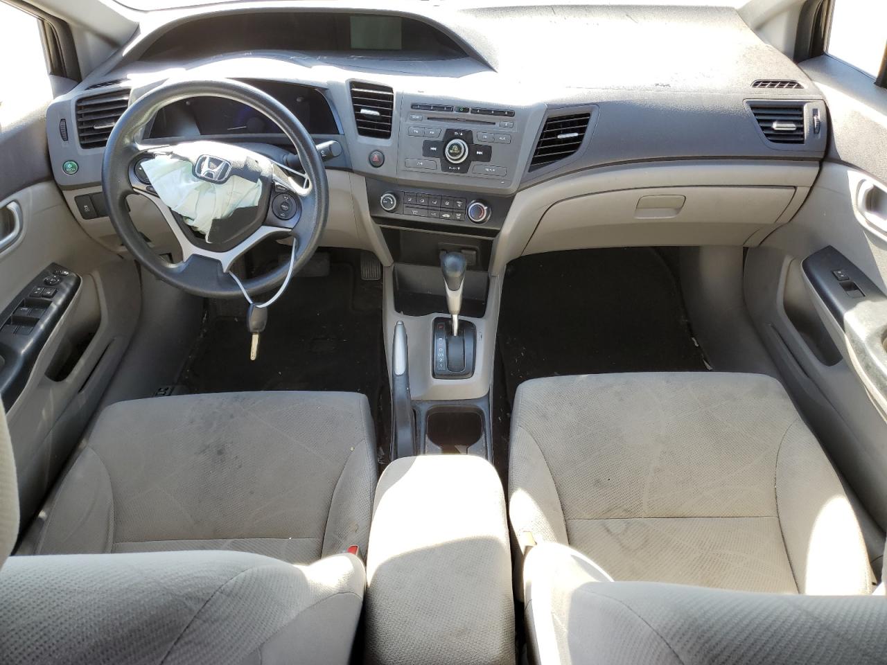 2012 Honda Civic VIN 19XFB2F50CE101330 Copart auction photo, front end / side damage thumbnail 8
