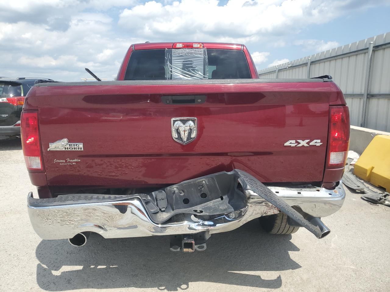 2017 RAM 1500 VIN 1C6RR7TTXHS813669 Copart auction photo, all over damage thumbnail 6