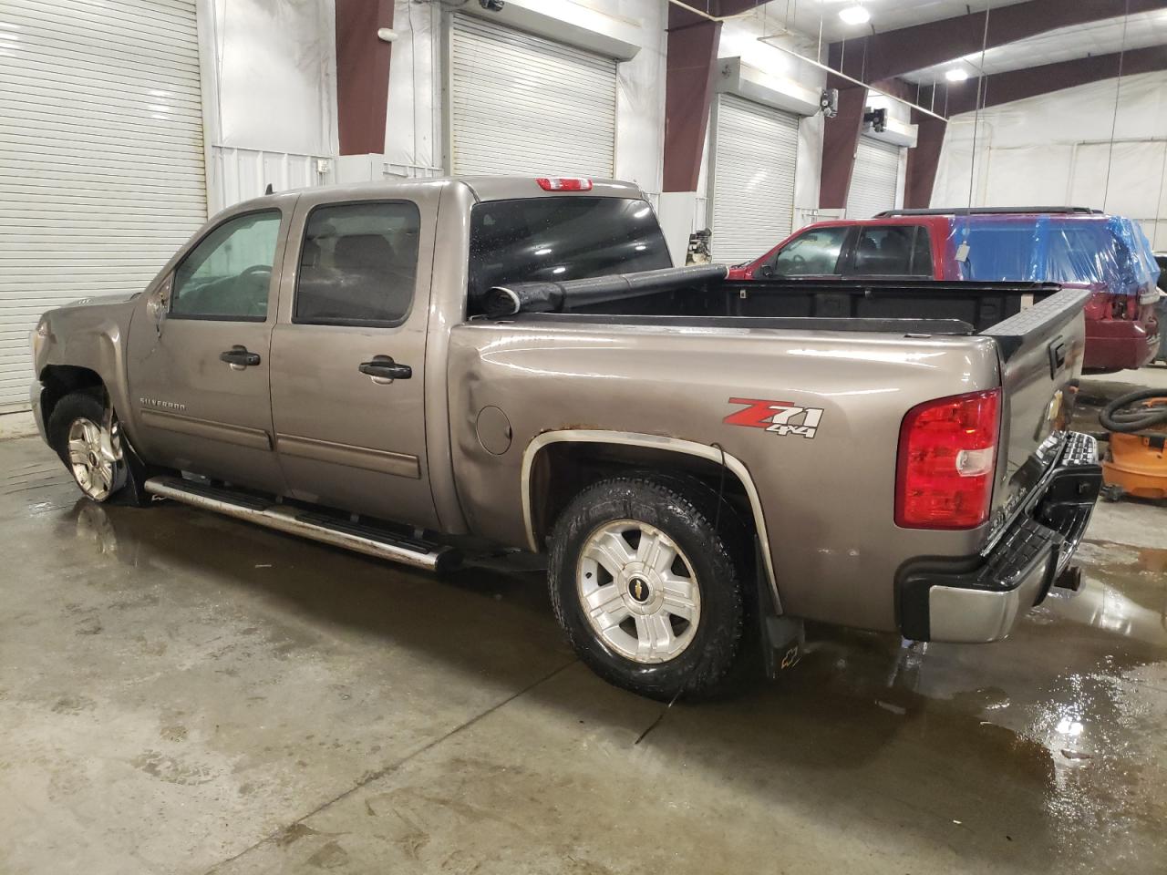 2013 Chevrolet Silverado VIN 3GCPKSE79DG223262 Copart auction photo, front end / side damage thumbnail 2