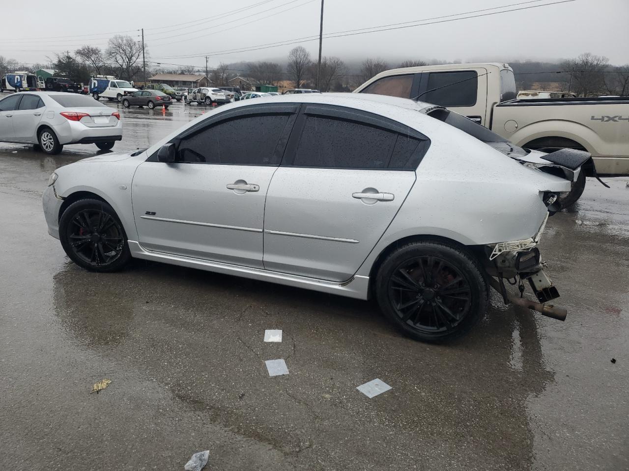 2007 Mazda 3 VIN JM1BK323X71702844 Copart auction photo, rear end / front end damage thumbnail 2
