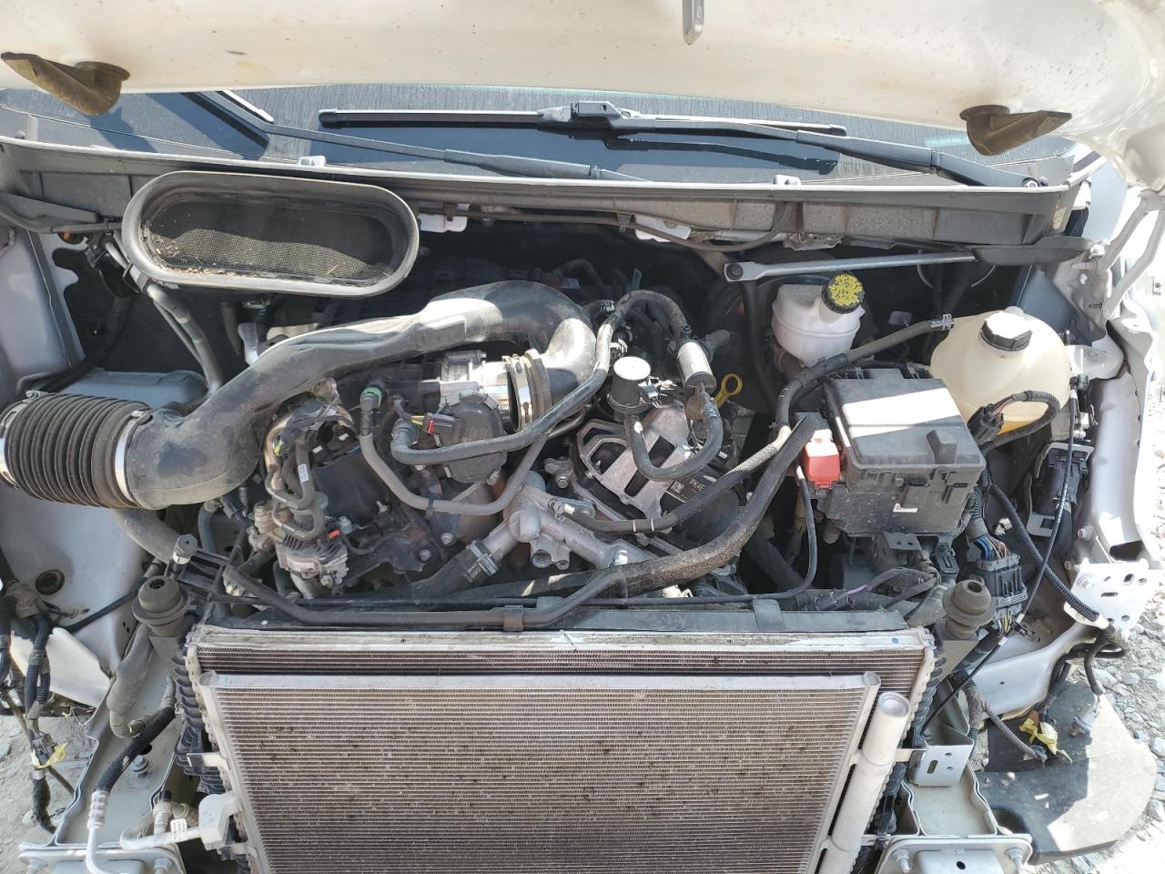 2023 Ford Transit VIN 1FTBR1C86PKA49661 Copart auction photo, front end / undercarriage damage thumbnail 12