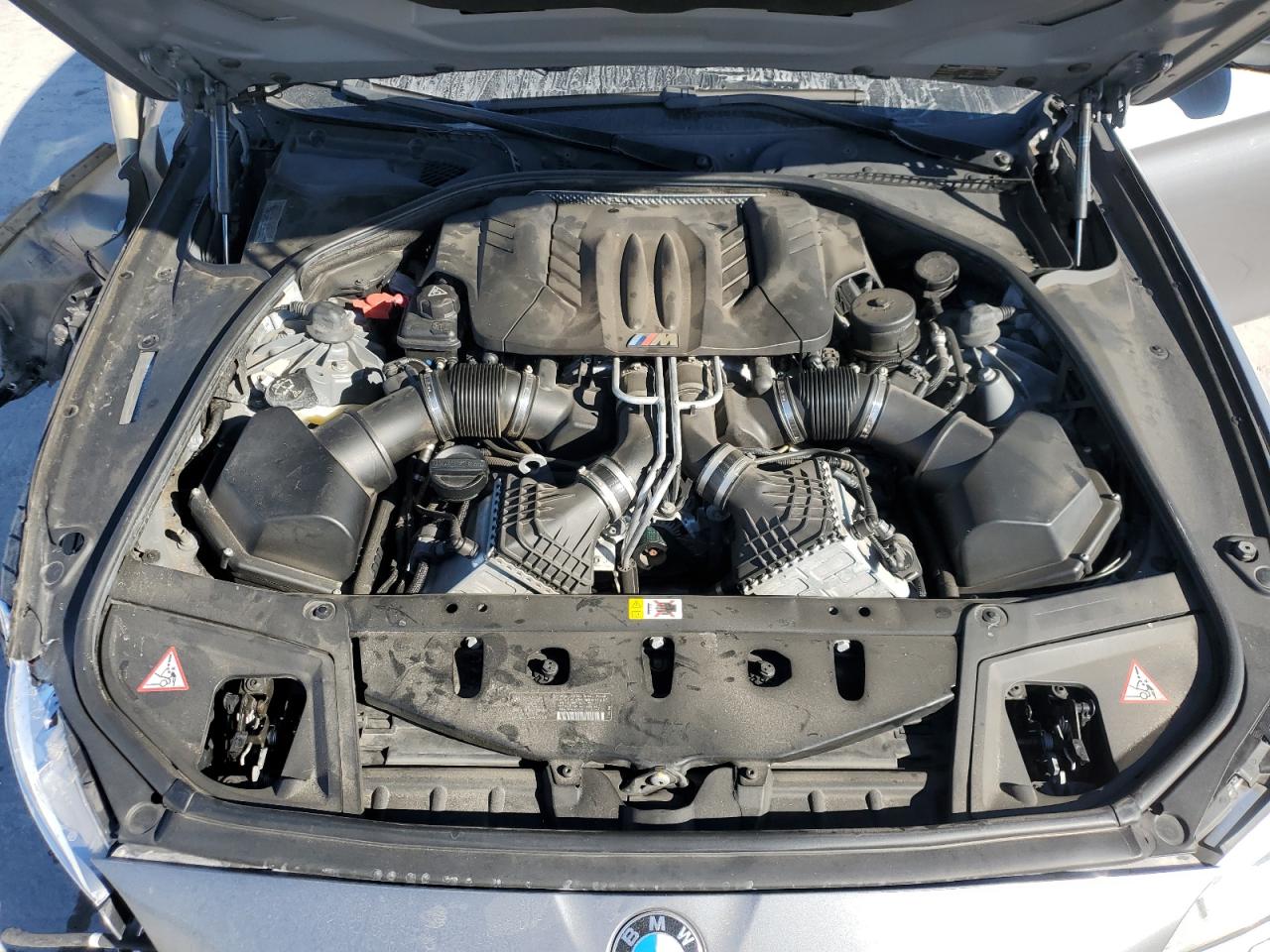 2014 BMW M5 VIN WBSFV9C52ED097797 Copart auction photo, front end damage thumbnail 12