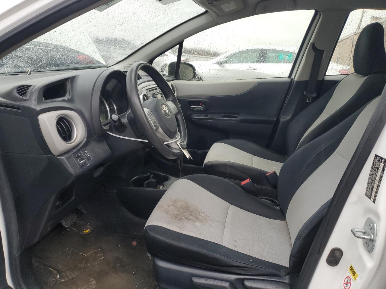 2012 Toyota Yaris VIN JTDKTUD38CD529429 Copart auction photo, front end / minor dent/scratches damage thumbnail 7