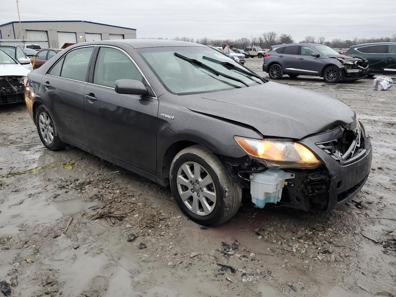 2007 Toyota Camry VIN JTNBB46K573037259 Copart auction photo, front end damage thumbnail 4
