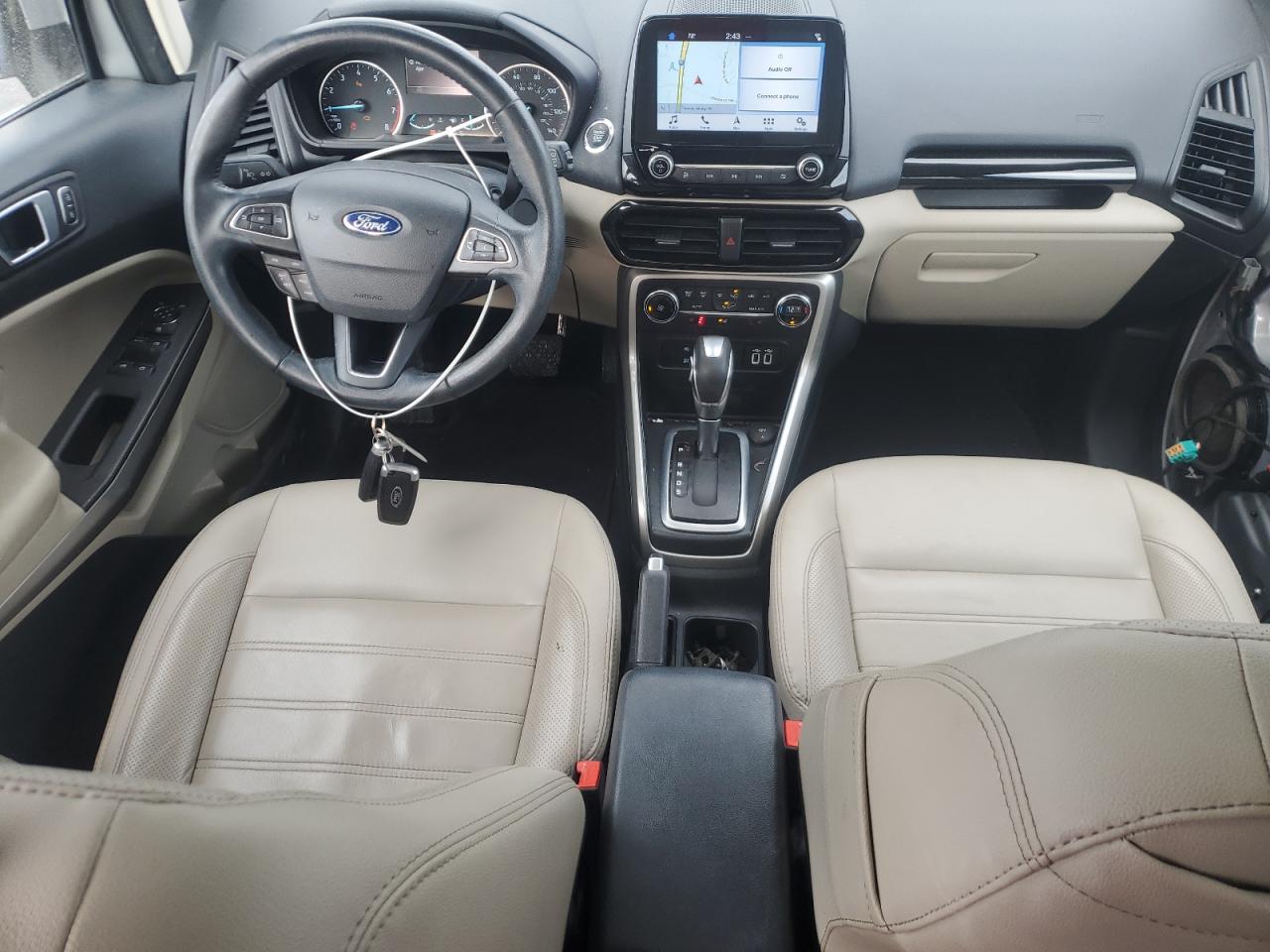 2019 Ford EcoSport VIN MAJ3S2KEXKC260781 Copart auction photo, front end / side damage thumbnail 8