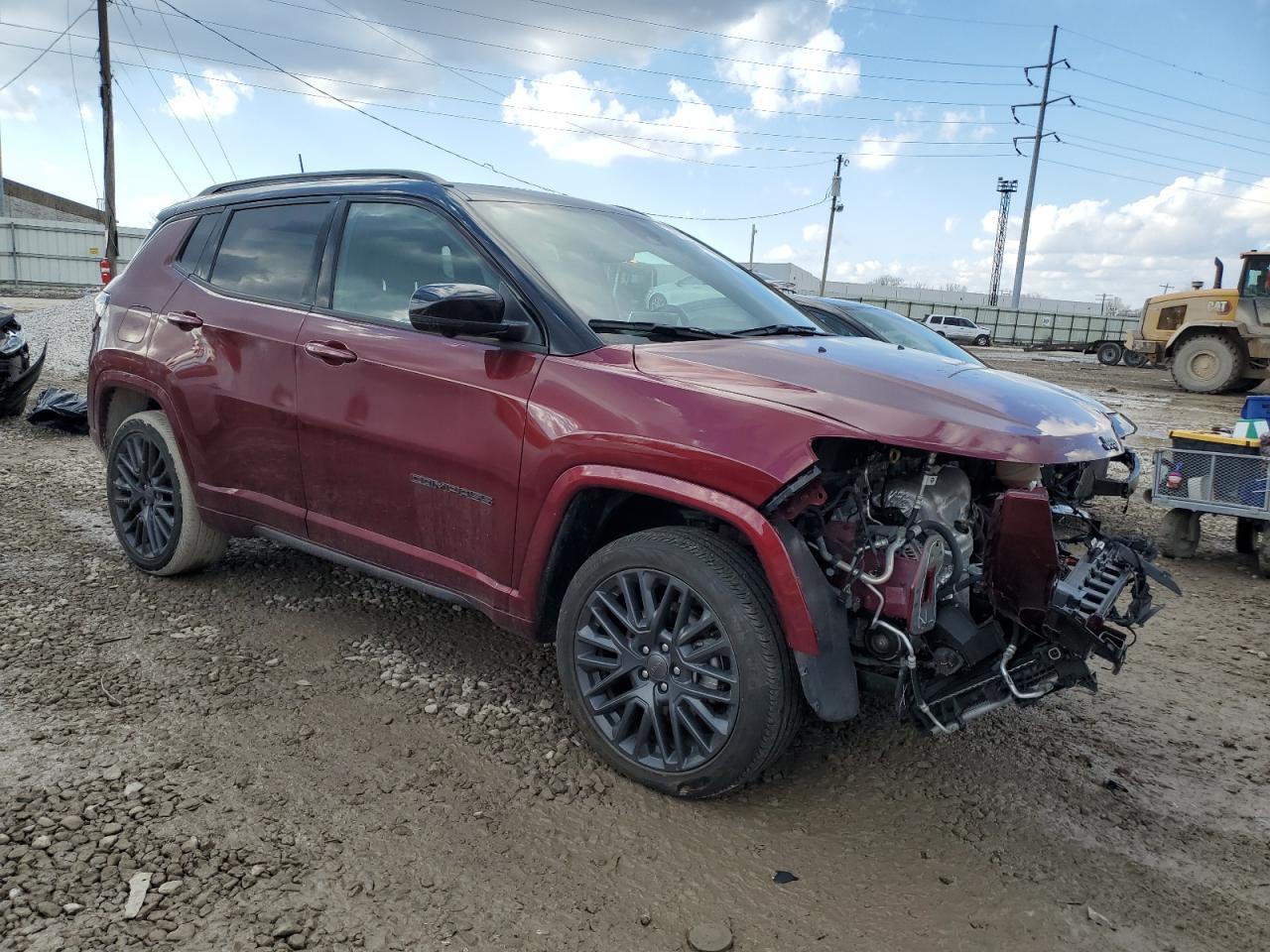 2022 Jeep Compass VIN 3C4NJDCB6NT218638 Copart auction photo, front end damage thumbnail 4
