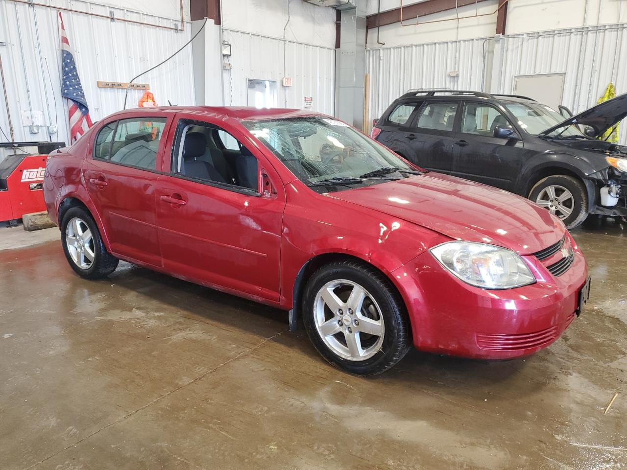 2010 Chevrolet Cobalt VIN 1G1AF5F5XA7143459 Copart auction photo, rollover damage thumbnail 4