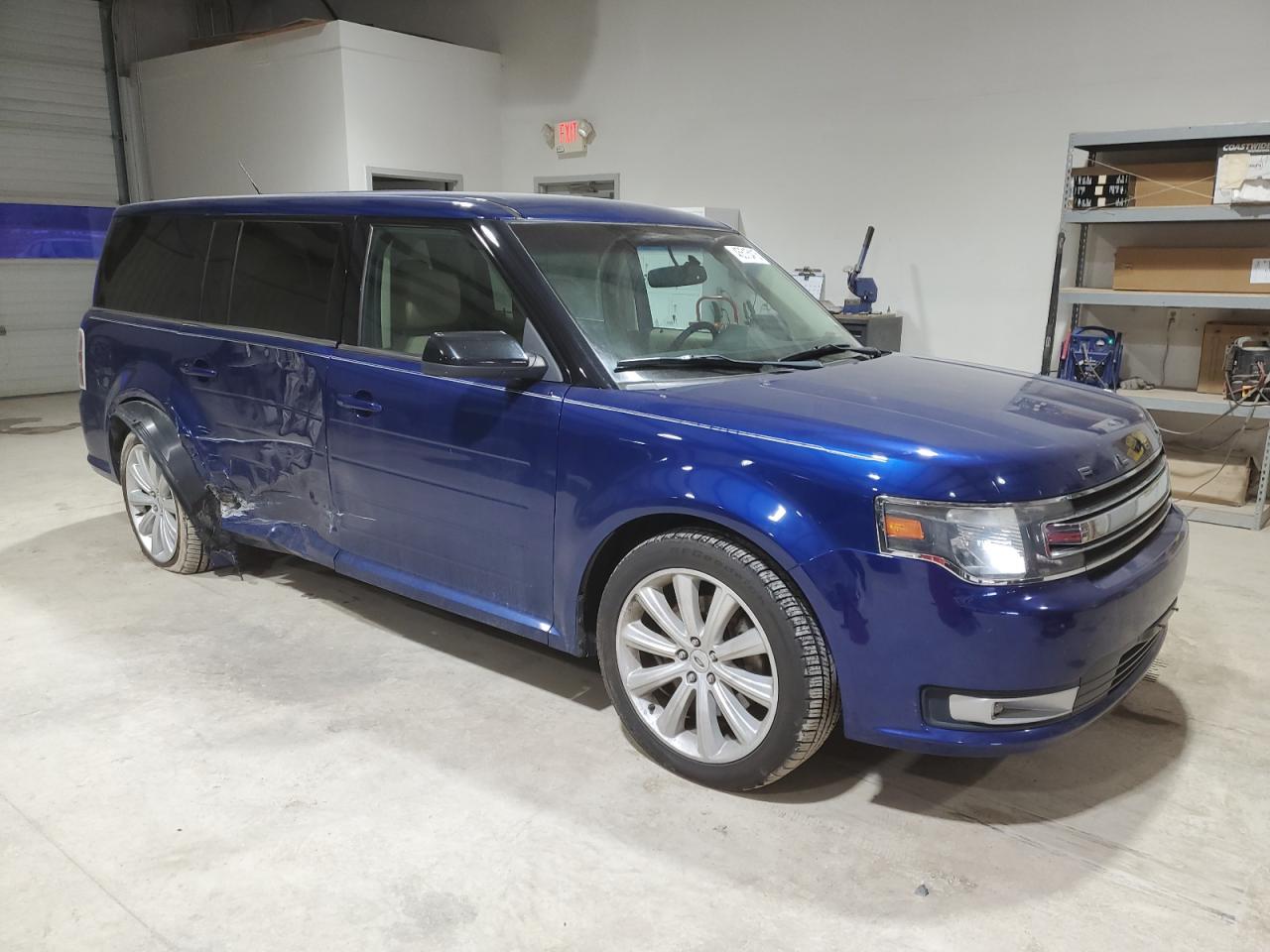 2013 Ford Flex VIN 2FMHK6C83DBD21774 Copart auction photo, side damage thumbnail 4