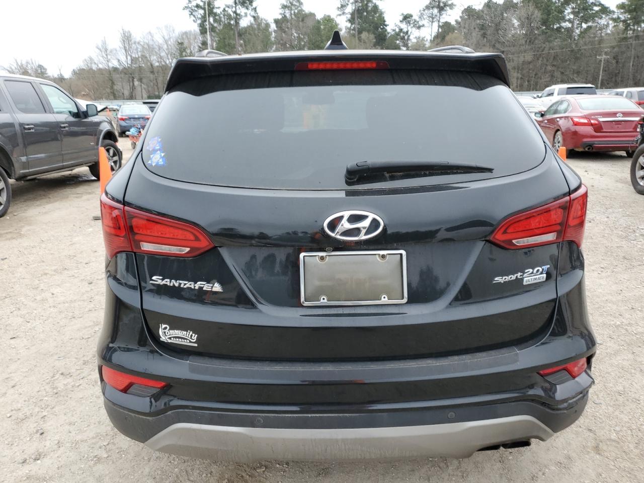 2017 Hyundai Santa Fe VIN 5XYZW4LA8HG480862 Copart auction photo, mechanical damage thumbnail 6