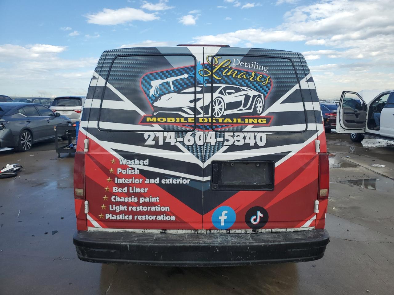 2002 Chevrolet Astro VIN 1GCDM19X32B135766 Copart auction photo, front end damage thumbnail 6