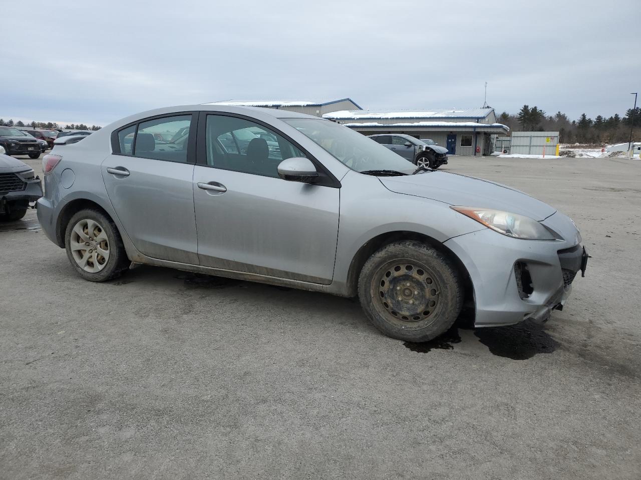 2013 Mazda 3 VIN JM1BL1UP6D1852124 Copart auction photo, front end / side damage thumbnail 4