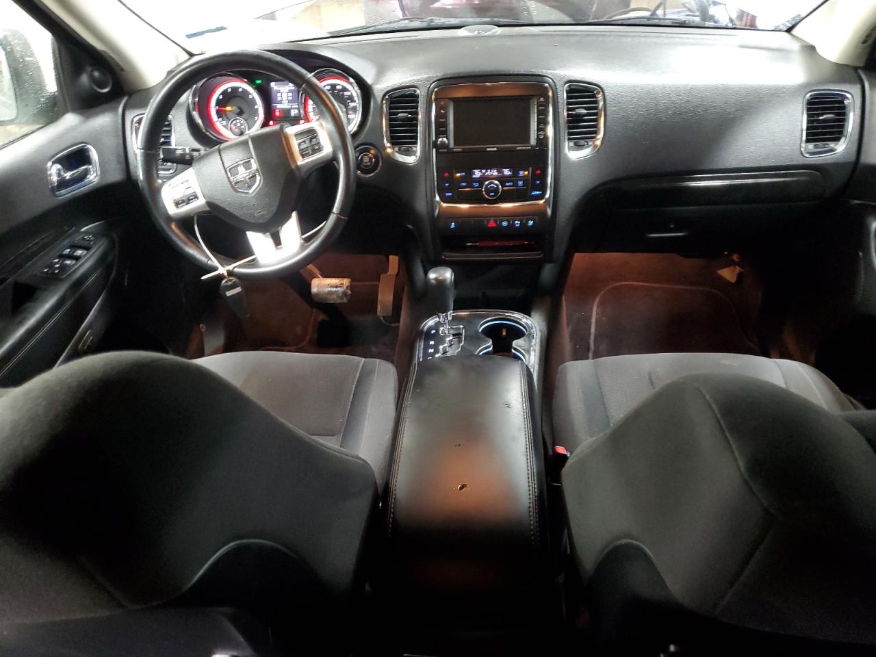 2012 Dodge Durango VIN 1C4RDJDG1CC100717 Copart auction photo, front end / side damage thumbnail 8