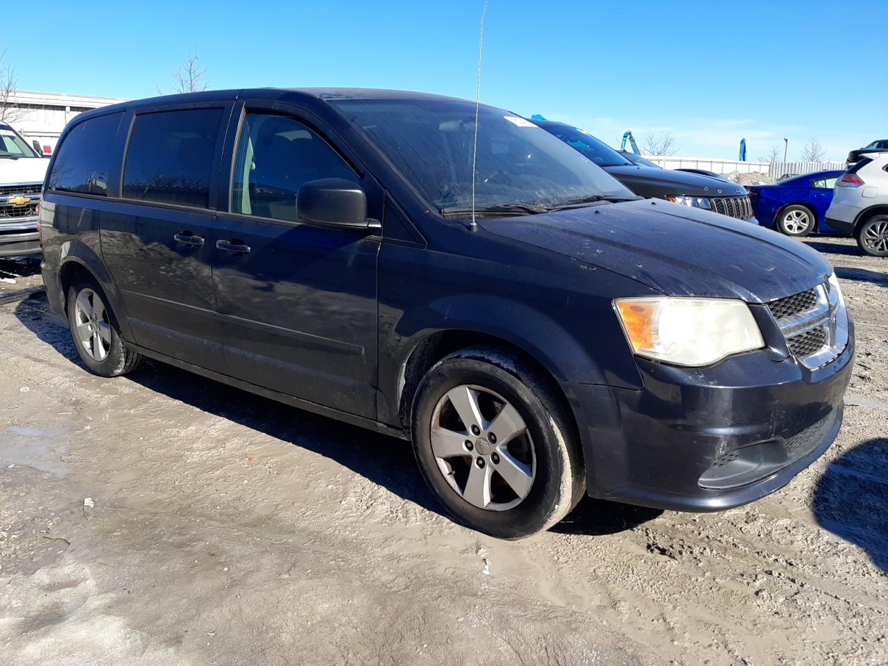 2013 Dodge Caravan VIN 2C4RDGBG6DR788227 Copart auction photo, rear end / side damage thumbnail 4