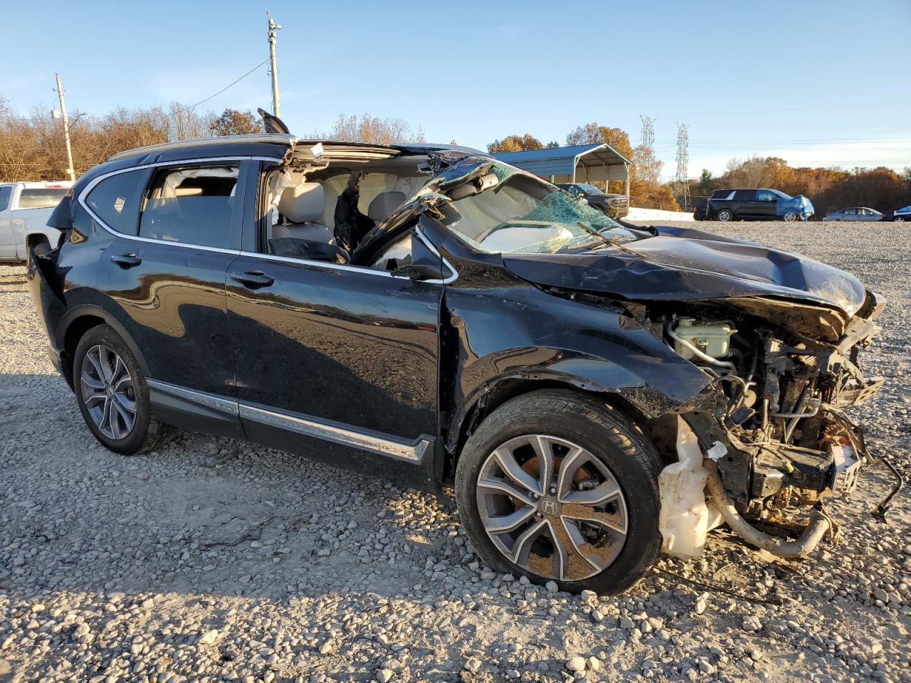 2020 Honda CR-V VIN 5J6RW1H93LL005740 Copart auction photo, all over / replaced vin damage thumbnail 4