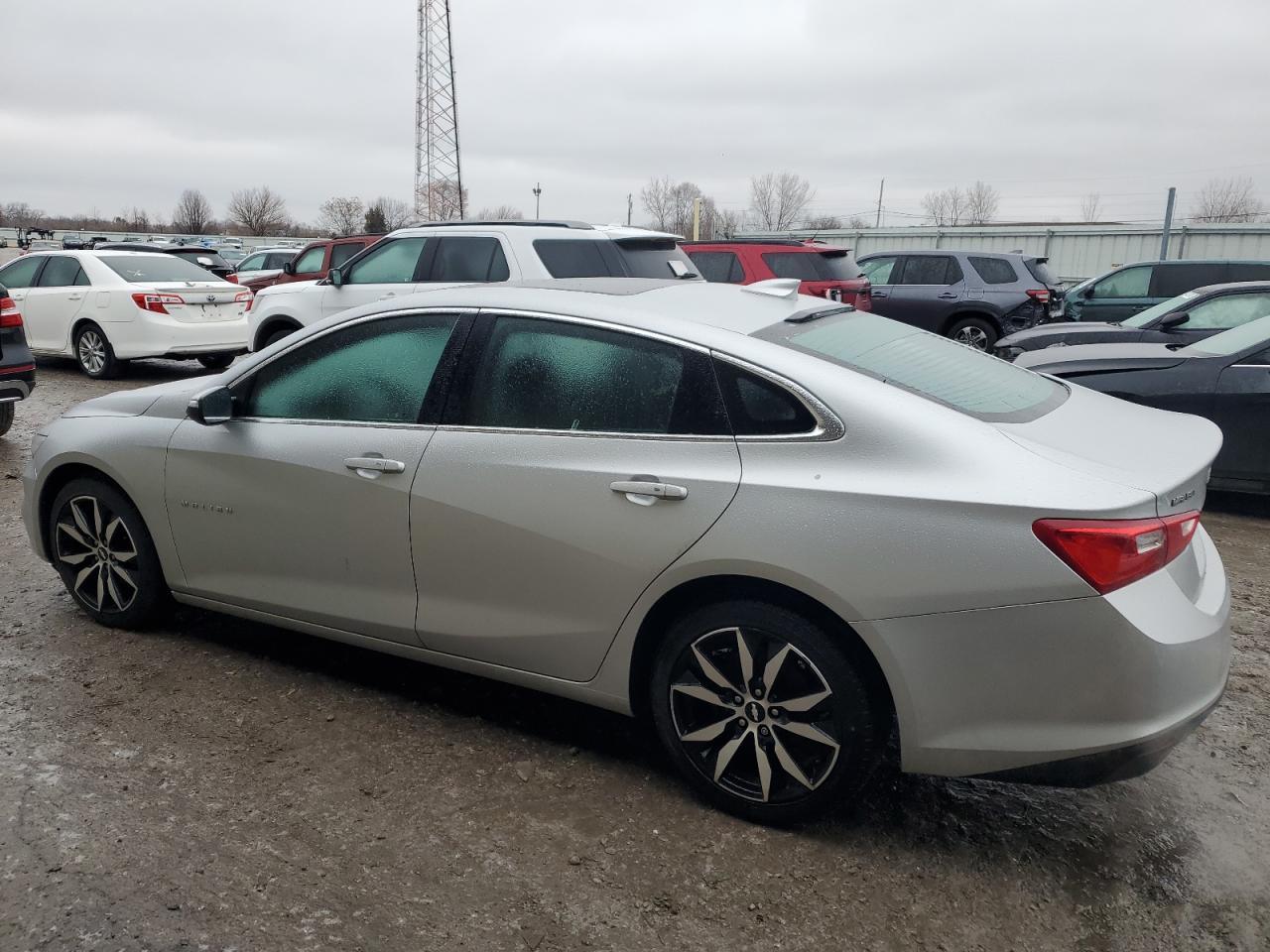 2018 Chevrolet Malibu VIN 1G1ZD5ST2JF231022 Copart auction photo, rear end damage thumbnail 2
