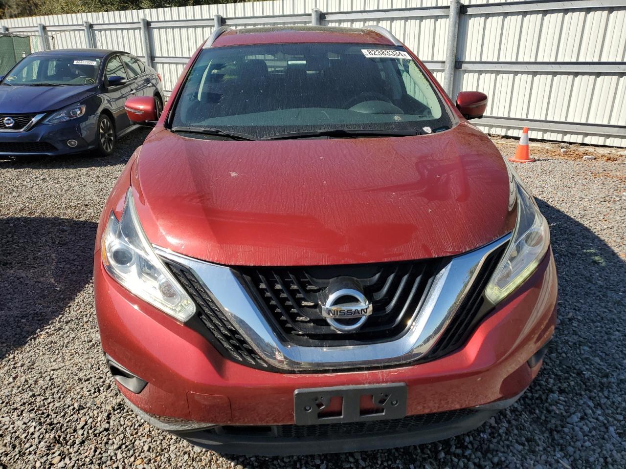 2018 Nissan Murano VIN 5N1AZ2MH2JN202084 Copart auction photo, water/flood damage thumbnail 5