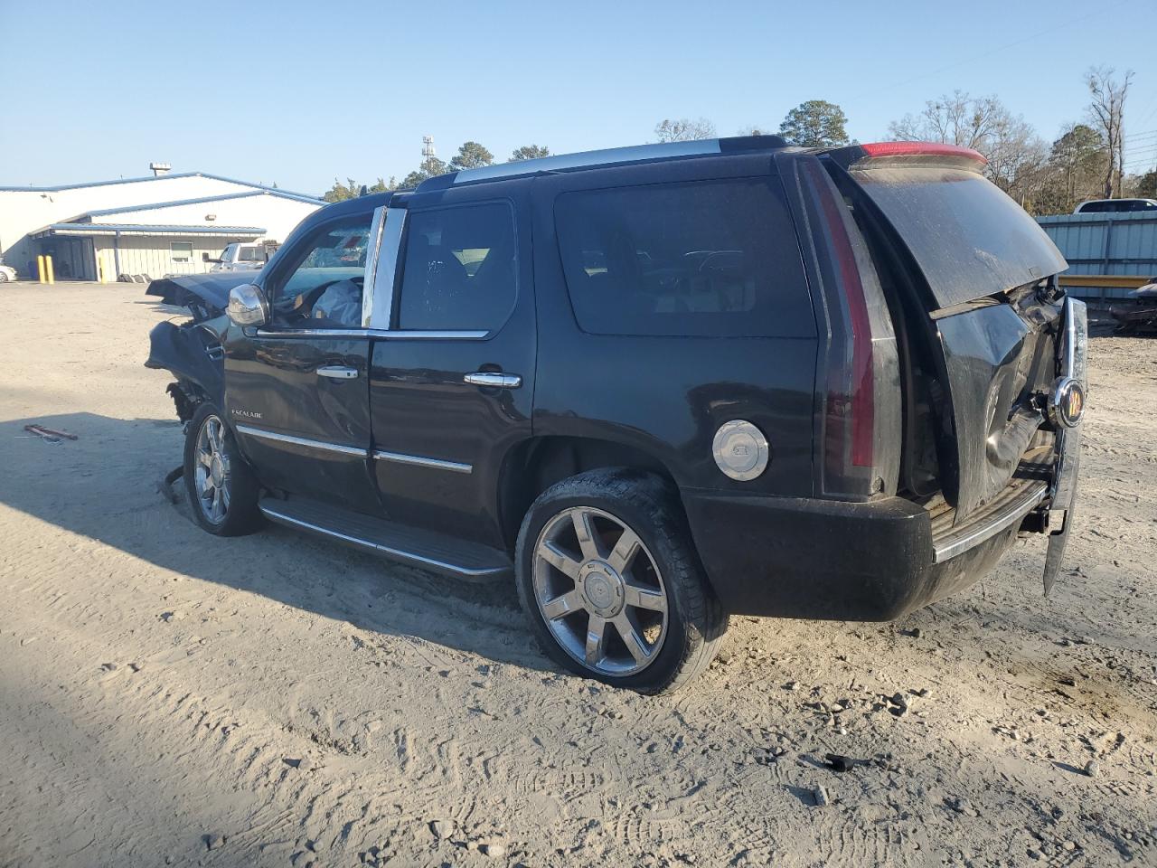 2014 Cadillac Escalade VIN 1GYS3BEF1ER188615 Copart auction photo, front end / side damage thumbnail 2