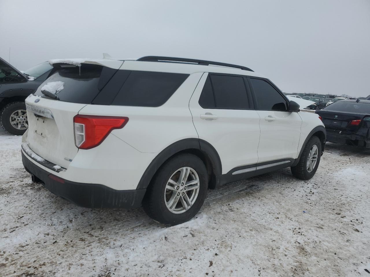 2020 Ford Explorer VIN 1FMSK8DH4LGA16016 Copart auction photo, front end damage thumbnail 3