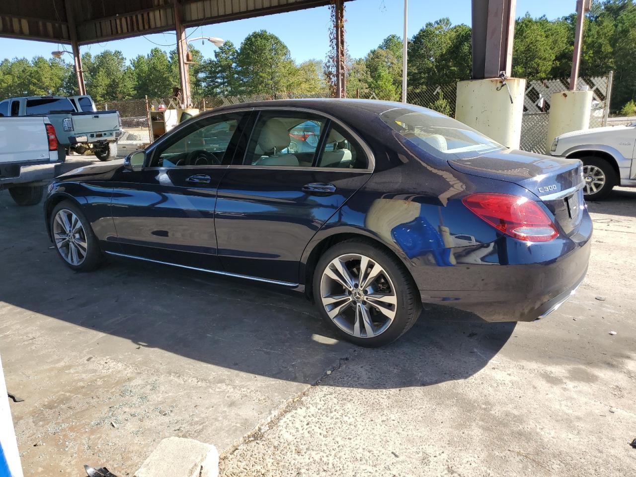 2017 Mercedes-Benz C-klasse VIN 55SWF4JB5HU218219 Copart auction photo, front end damage thumbnail 2