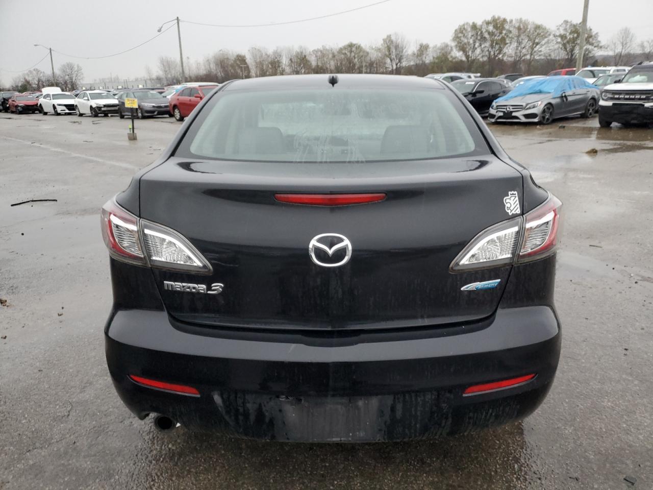 2012 Mazda 3 VIN JM1BL1W77C1557030 Copart auction photo, front end / side damage thumbnail 6