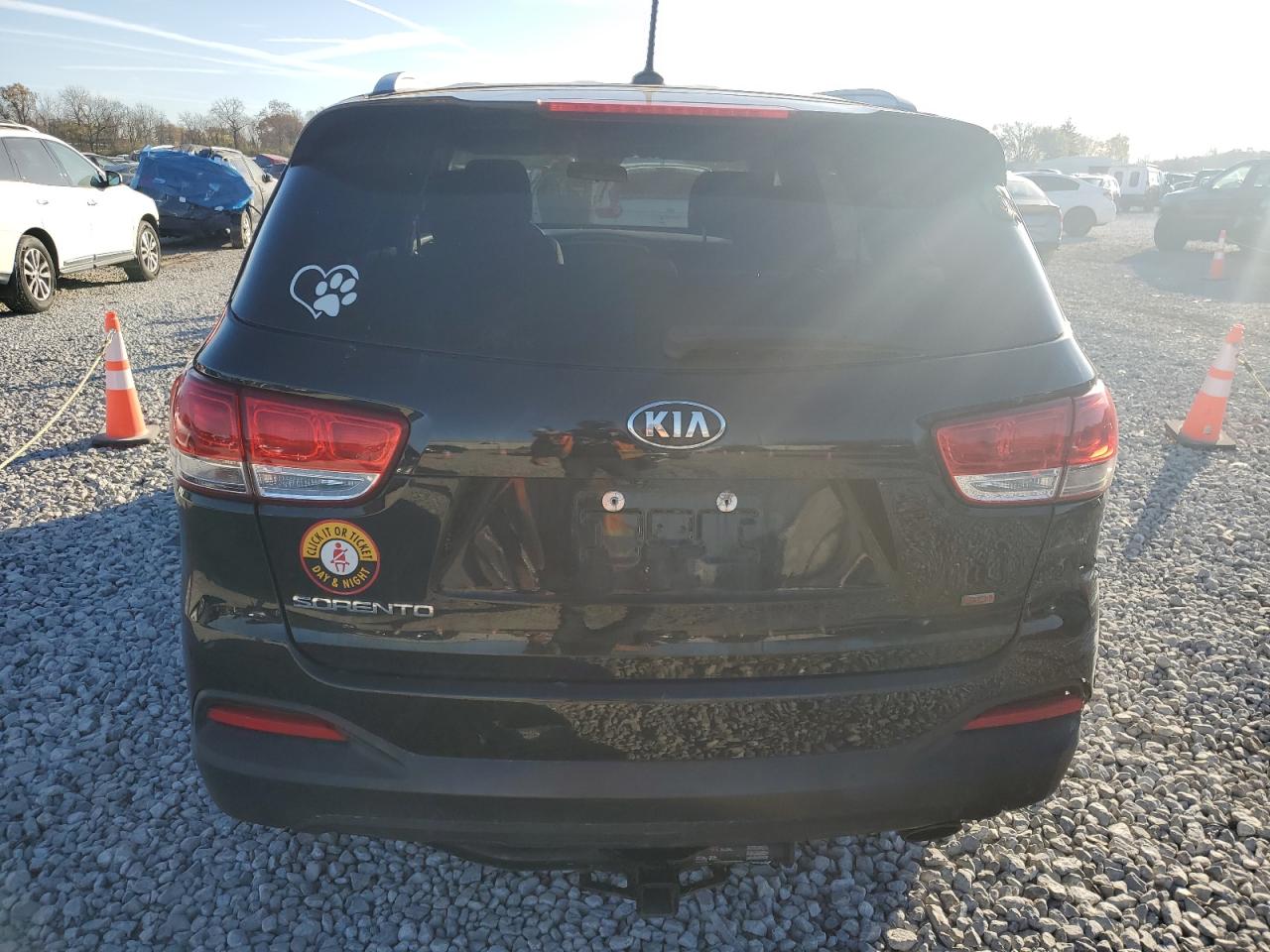 2017 KIA Sorento VIN 5XYPGDA31HG314515 Copart auction photo, front end / rear end damage thumbnail 6