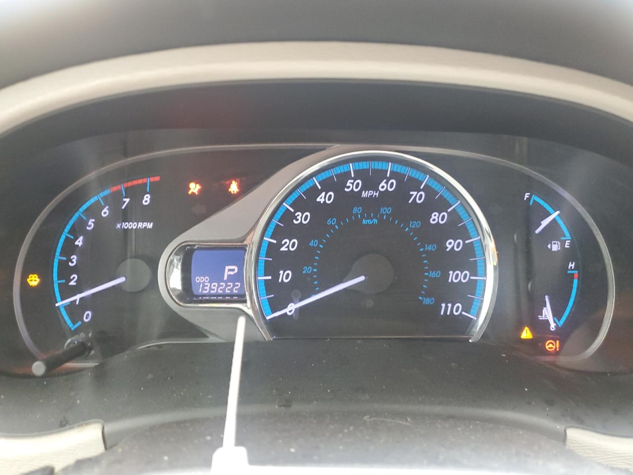 2014 Toyota Sienna VIN 5TDDK3DC3ES081744 Copart auction photo, front end damage thumbnail 9