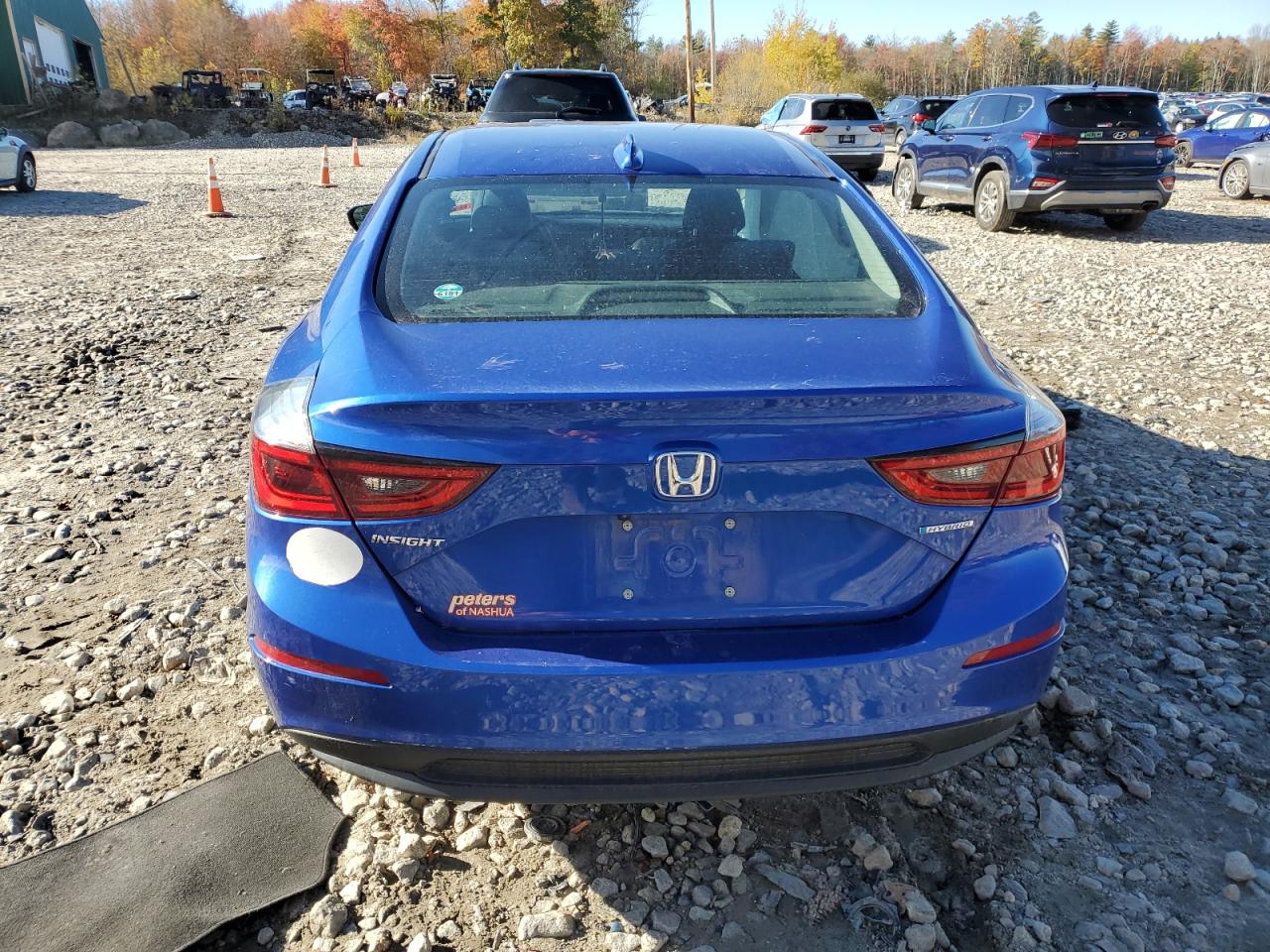 2019 Honda Insight VIN 19XZE4F5XKE014419 Copart auction photo, side damage thumbnail 6