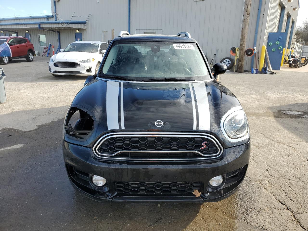 2019 MINI Cooper VIN WMZYT3C52K3E95468 Copart auction photo, front end / side damage thumbnail 5