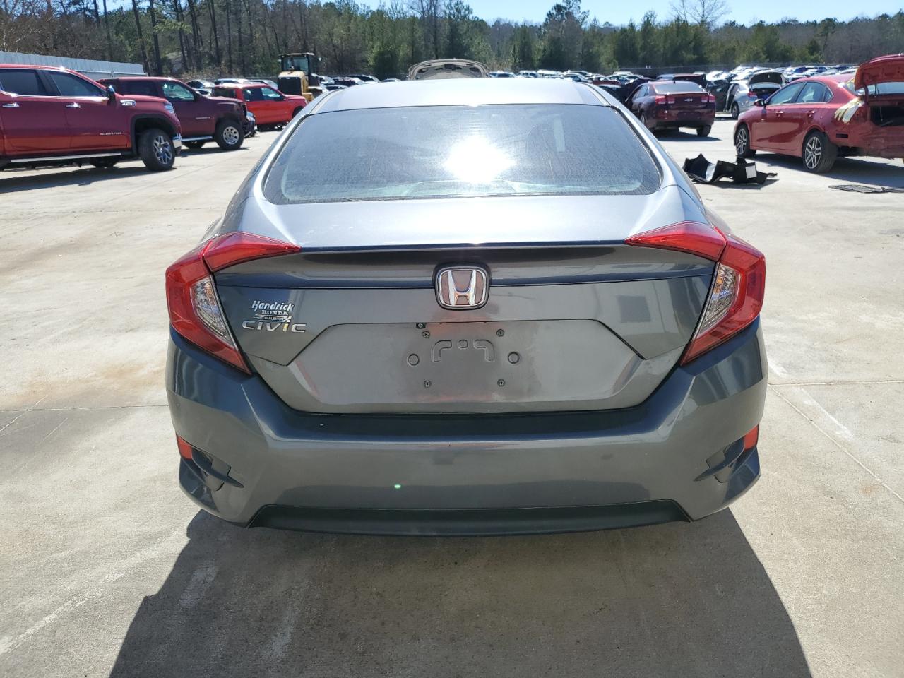 2016 Honda Civic VIN 19XFC2F88GE050494 Copart auction photo, side damage thumbnail 6