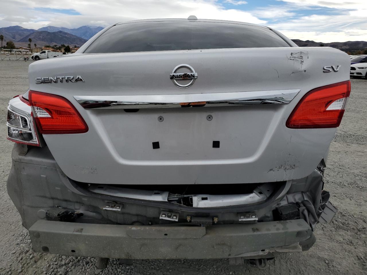 2019 Nissan Sentra VIN 3N1AB7AP6KY349310 Copart auction photo, rear end / side damage thumbnail 6