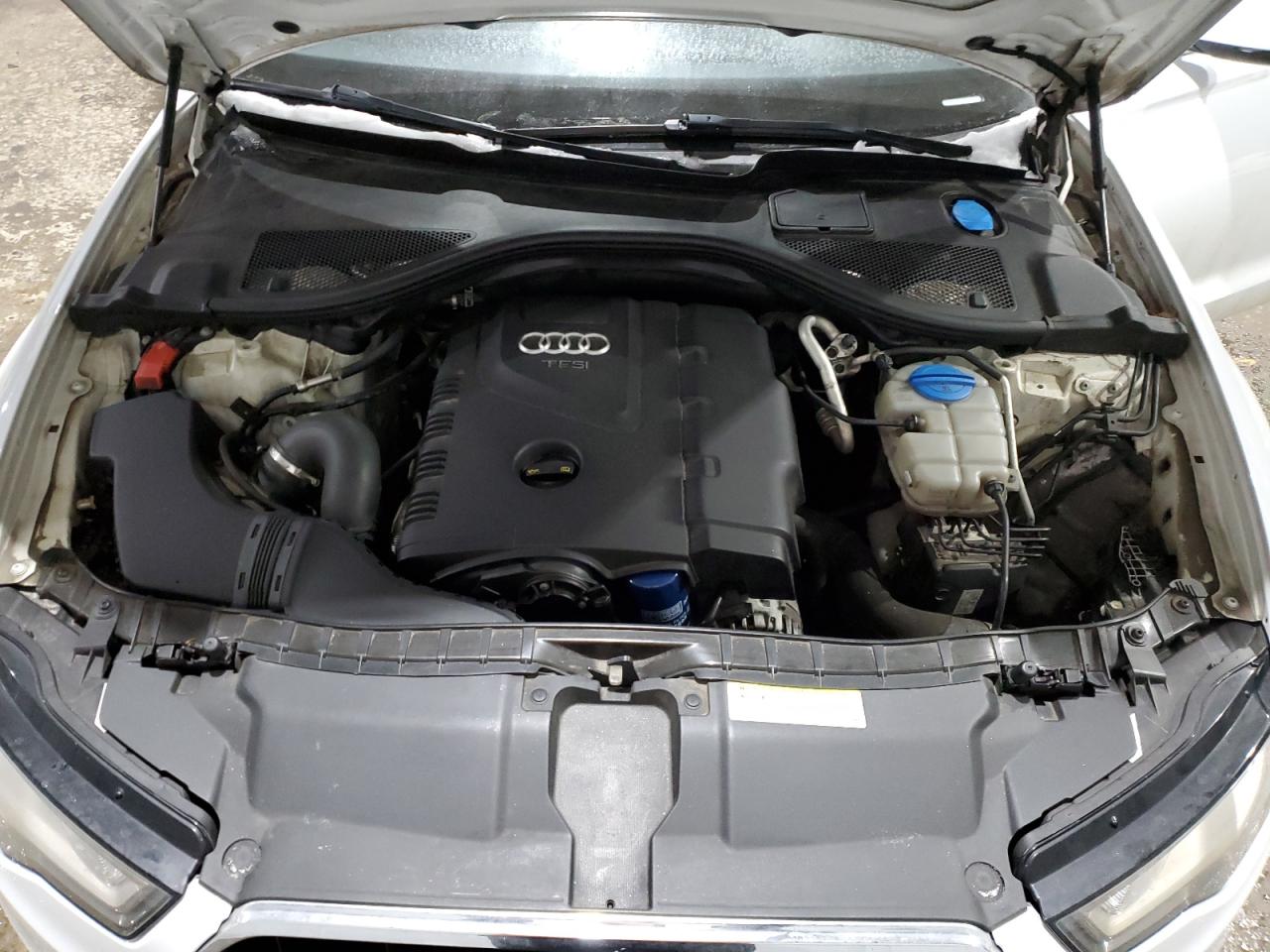 2014 Audi A6 VIN WAUGFAFC0EN119453 Copart auction photo, rear end / front end damage thumbnail 11