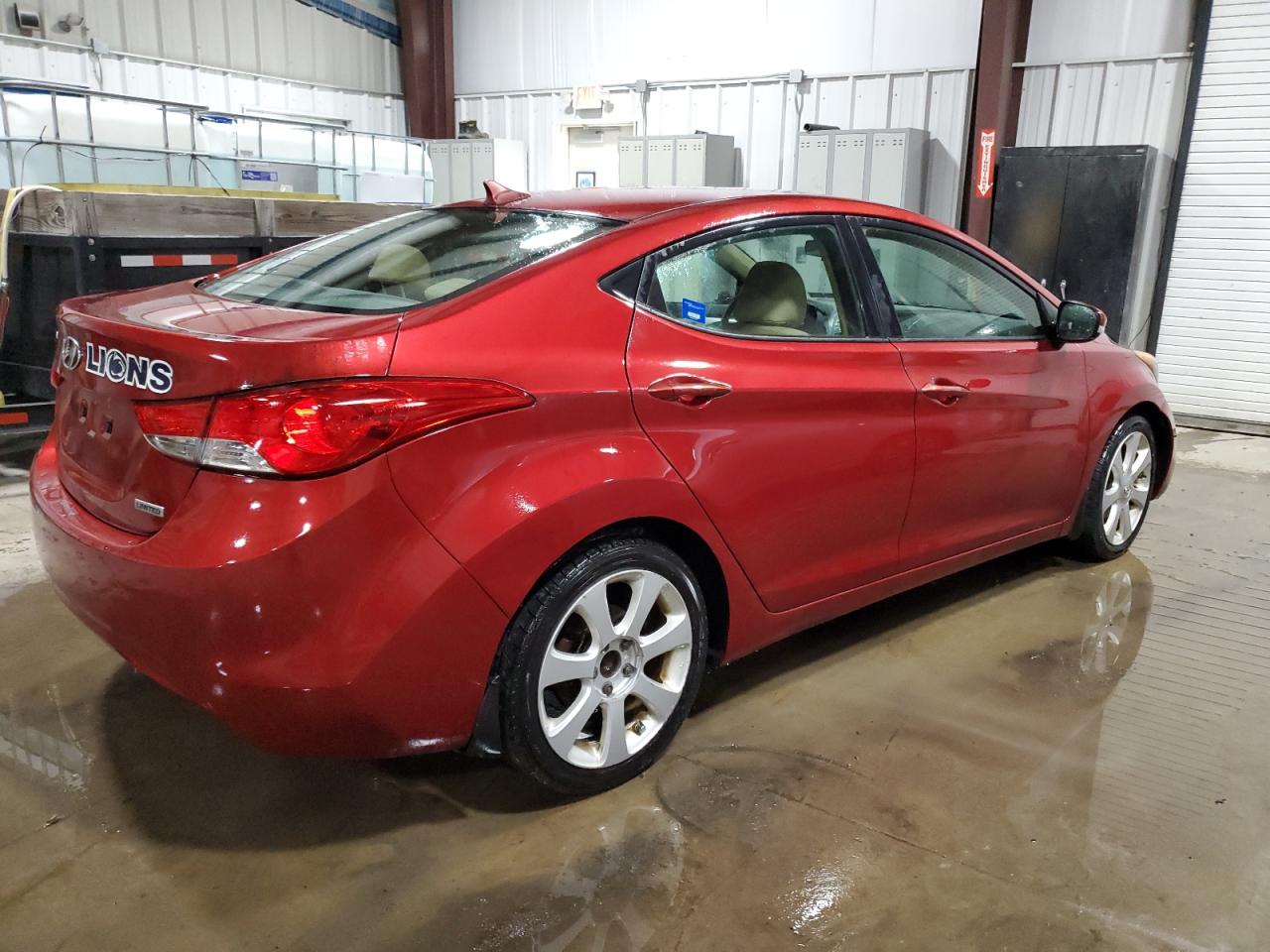 2013 Hyundai Elantra VIN 5NPDH4AE6DH223289 Copart auction photo, side / front end damage thumbnail 3