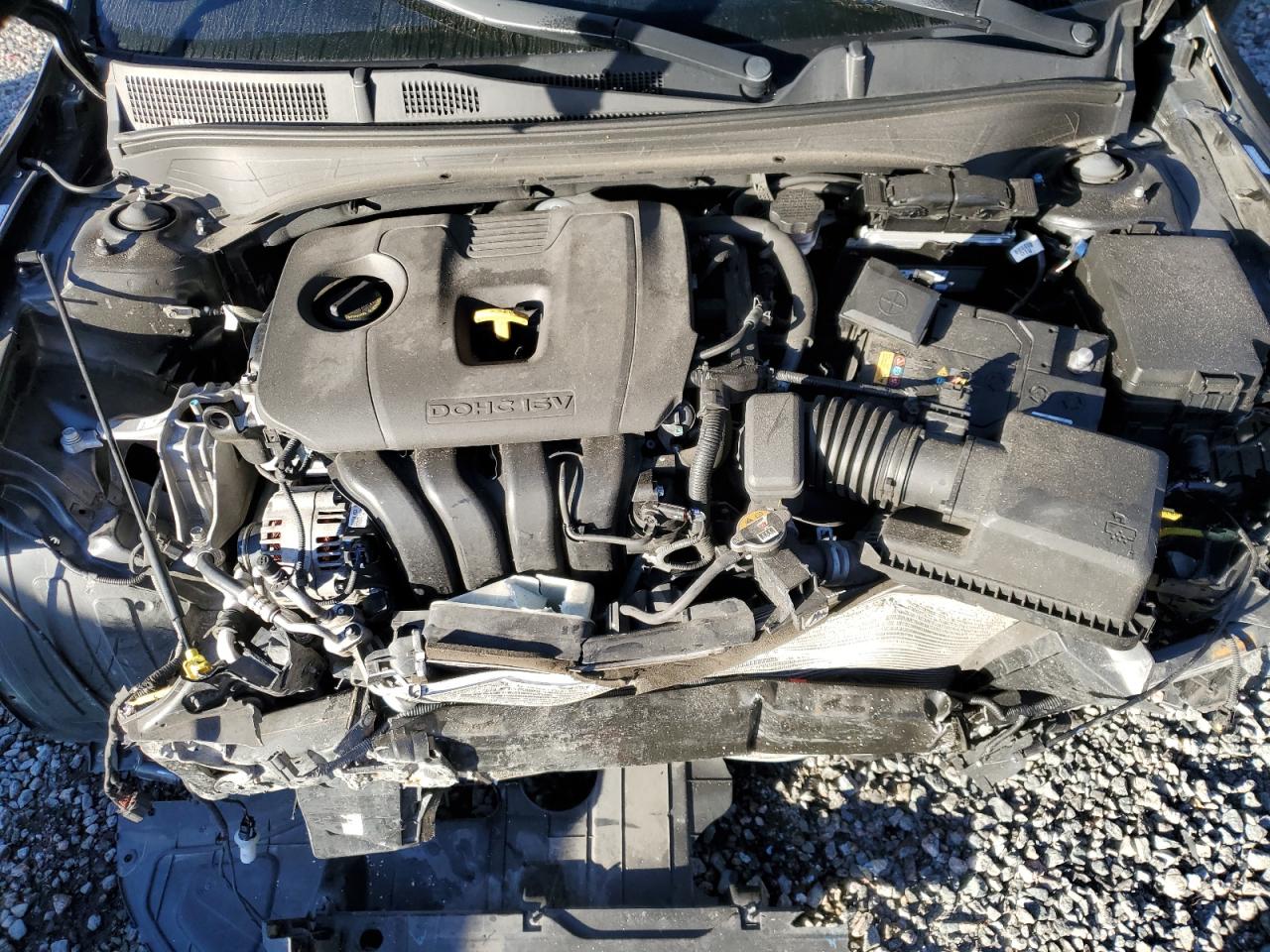 2021 KIA Forte VIN 3KPF24AD7ME308776 Copart auction photo, front end / rear end damage thumbnail 12