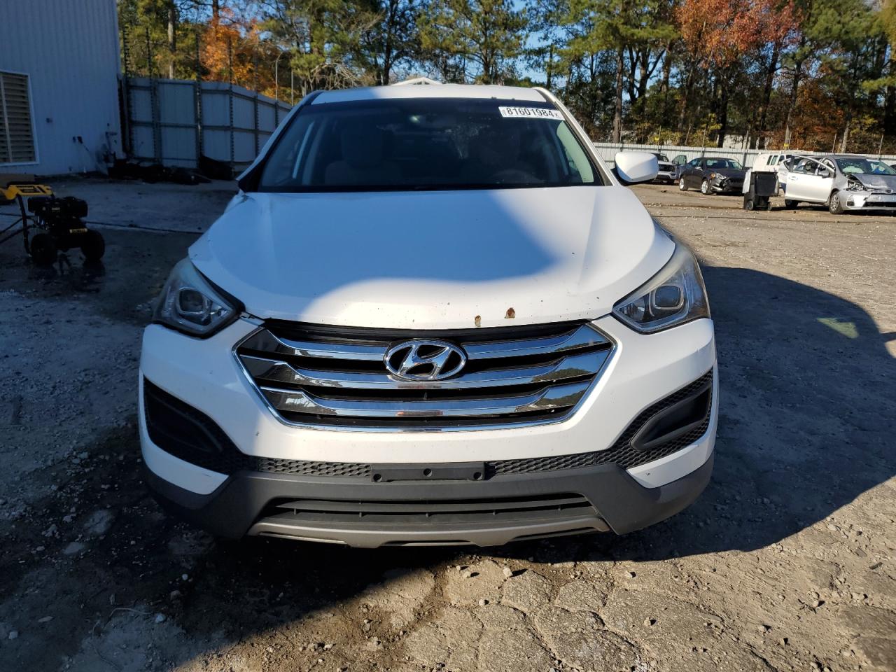 2014 Hyundai Santa Fe VIN 5XYZT3LB3EG144804 Copart auction photo, front end / side damage thumbnail 5