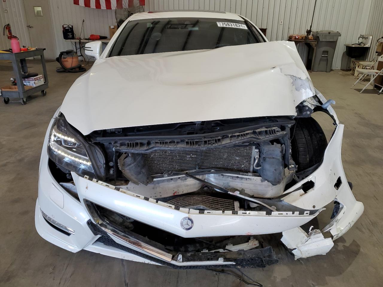 2014 Mercedes-Benz Cls-klasse VIN WDDLJ7DB1EA116555 Copart auction photo, front end damage thumbnail 5