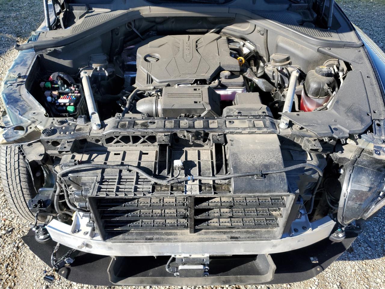 2024 Genesis Gv80 VIN KMUHBDSB5RU152958 Copart auction photo, front end damage thumbnail 12