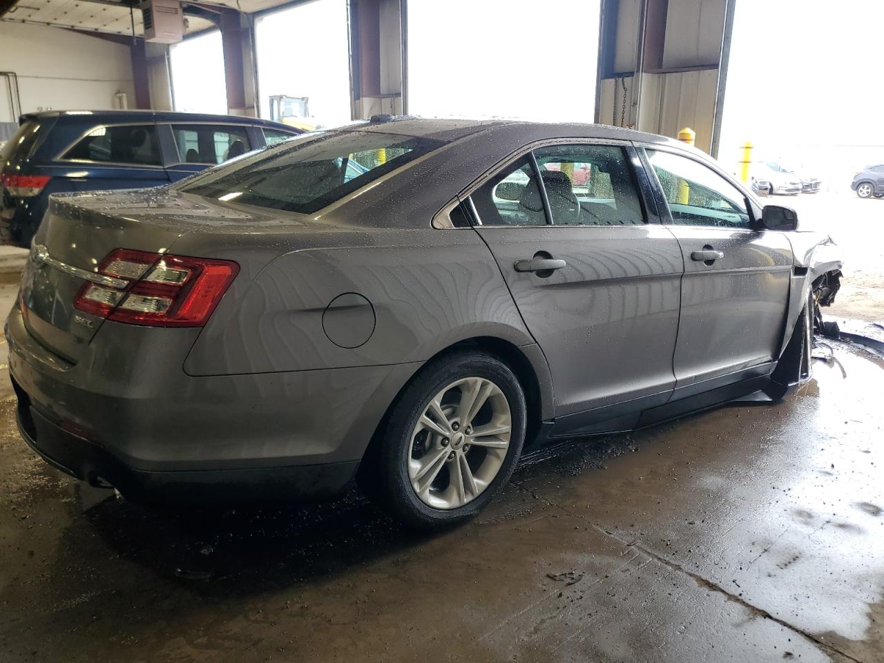 2014 Ford Taurus VIN 1FAHP2E87EG104174 Copart auction photo, front end / undercarriage damage thumbnail 3