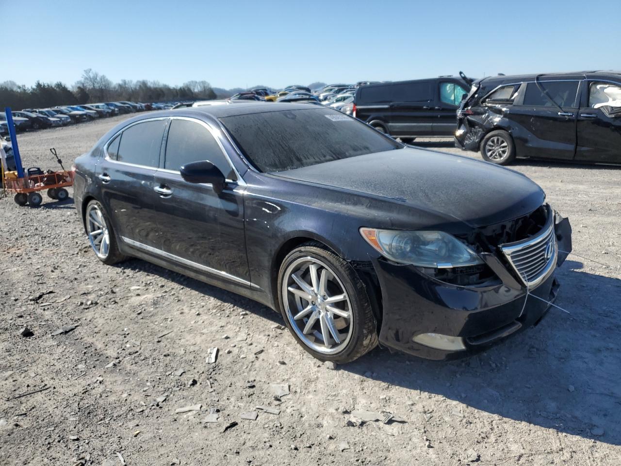 2008 Lexus LS VIN JTHGL46F985022276 Copart auction photo, front end damage thumbnail 4