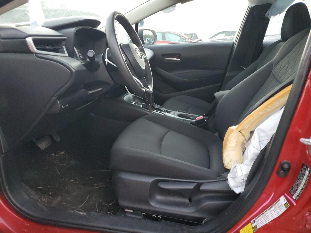 2021 Toyota Corolla VIN 5YFEPMAE8MP203023 Copart auction photo, front end / side damage thumbnail 7