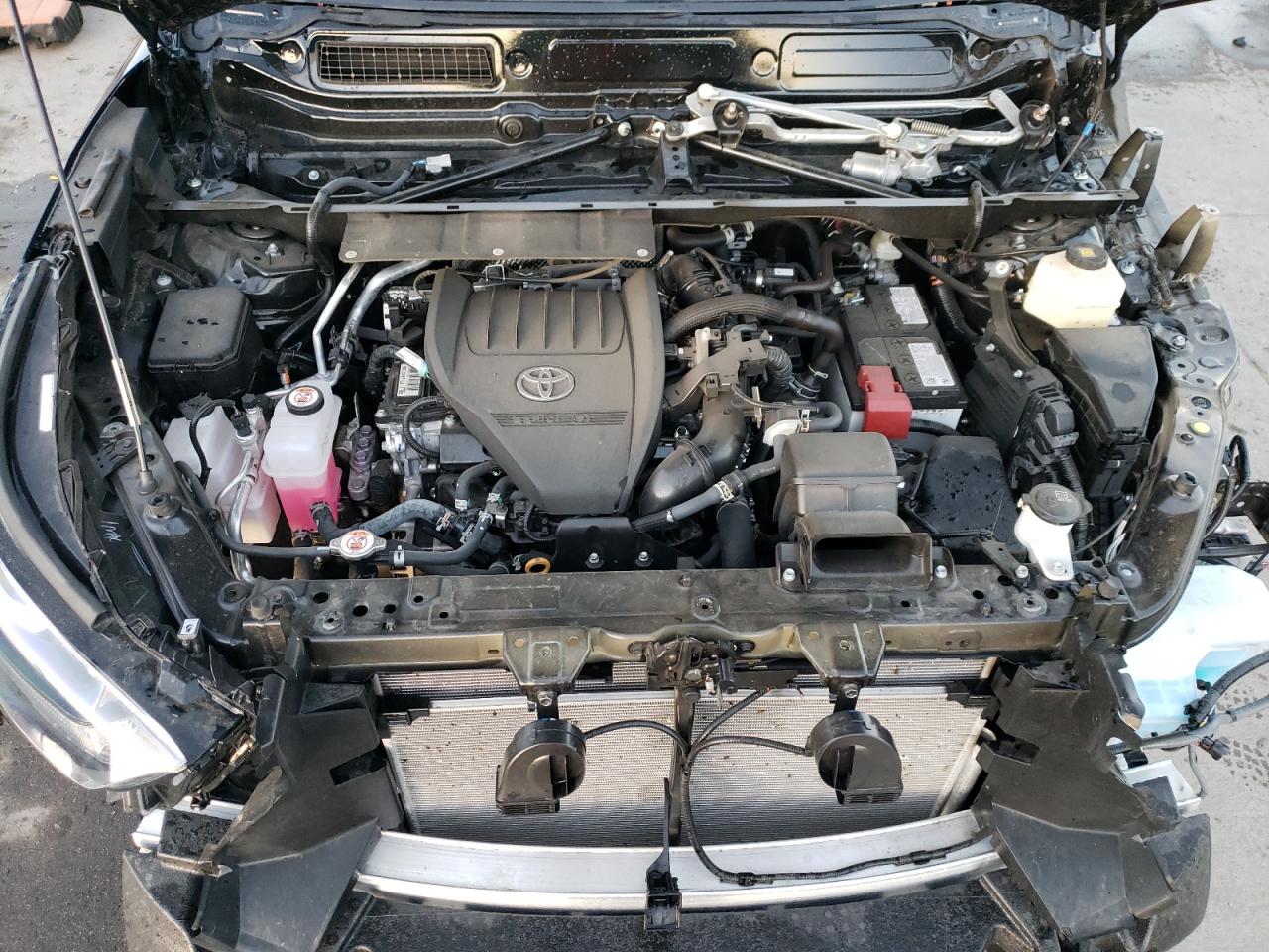 2024 Toyota Highlander VIN 5TDKDRBH9RS555060 Copart auction photo, side / front end damage thumbnail 12