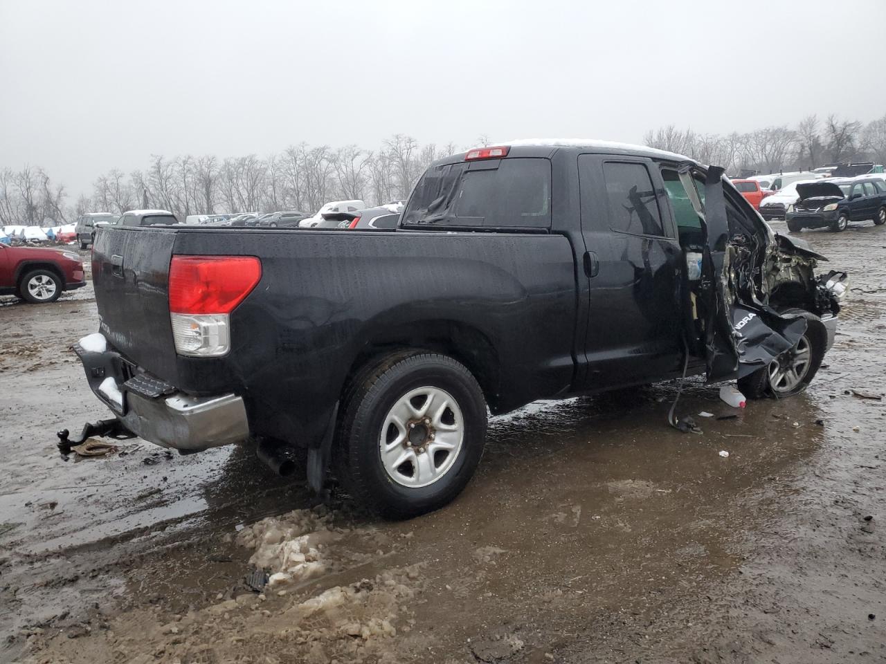 2011 Toyota Tundra VIN 5TFRM5F1XBX029914 Copart auction photo, front end / side damage thumbnail 3